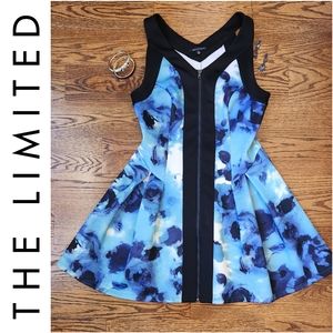 Neoprene Marbled Rosette Dress